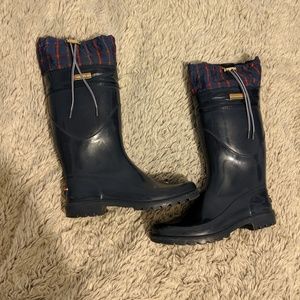 Plaid Tommy Hilfiger rain boots